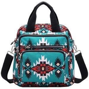 6716 Western Boho Backpack Convertible Mini Backpack Shoulder Handbag